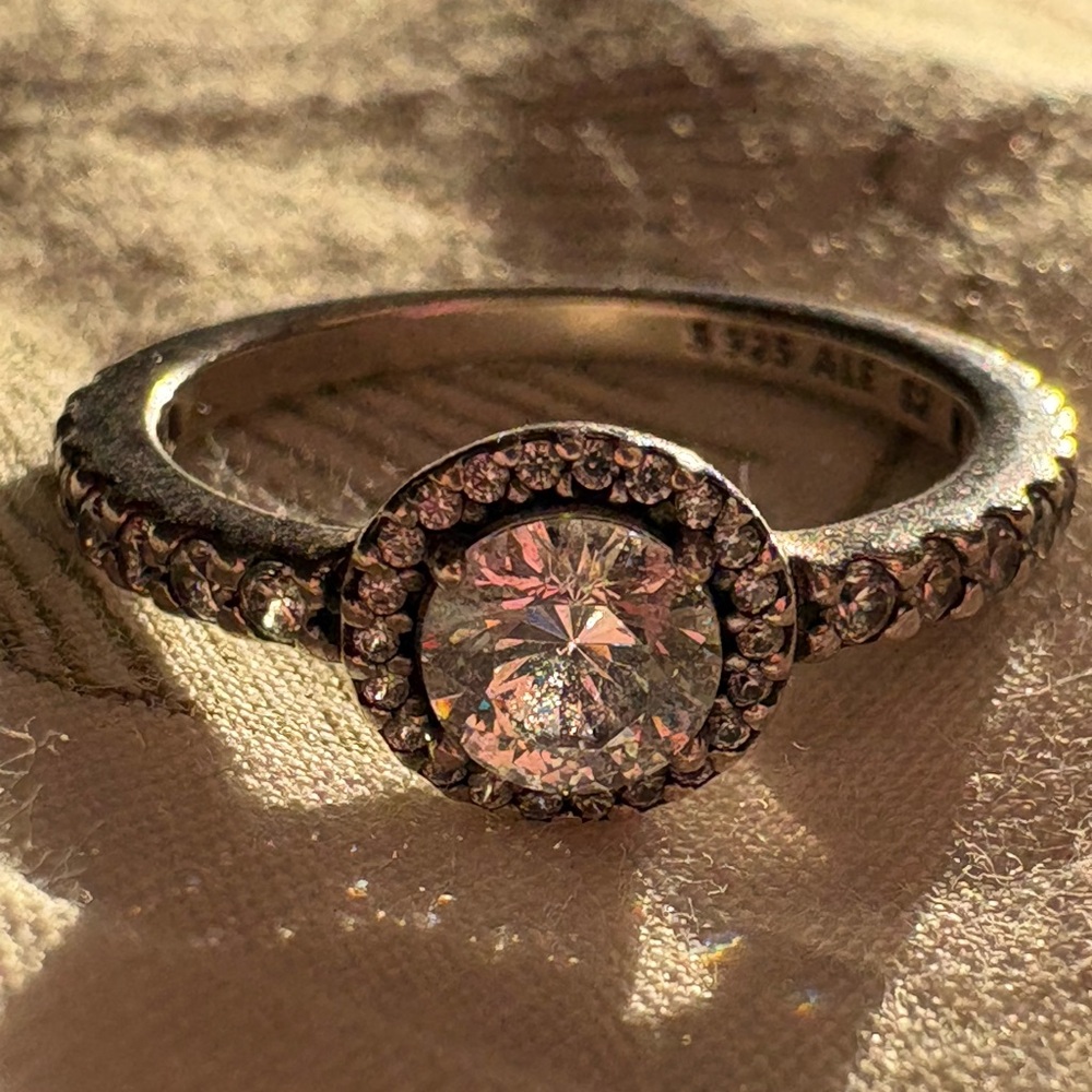 Pandora Silver Halo Ring